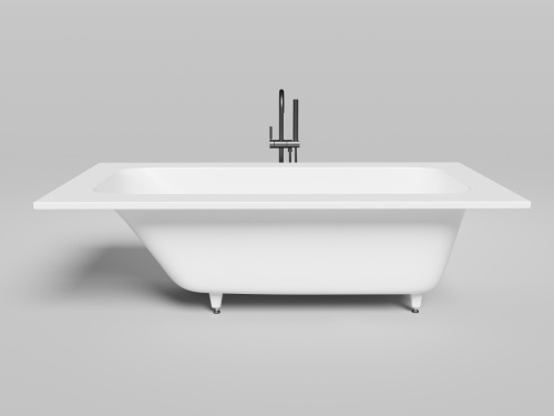 Ванна из литьевго мрамора Salini ORLANDA 102114G 190х100 встраиваемая прямоугольная с ножками